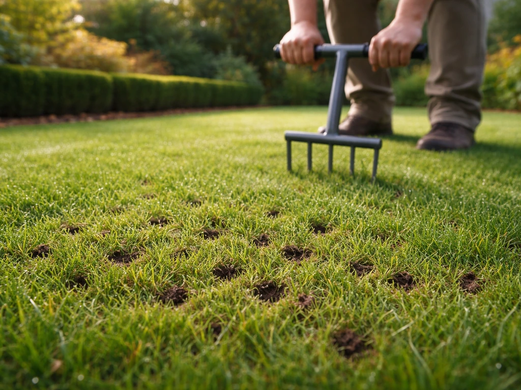 Gras prikken: wanneer en hoe aerificeren voor een dicht gazon