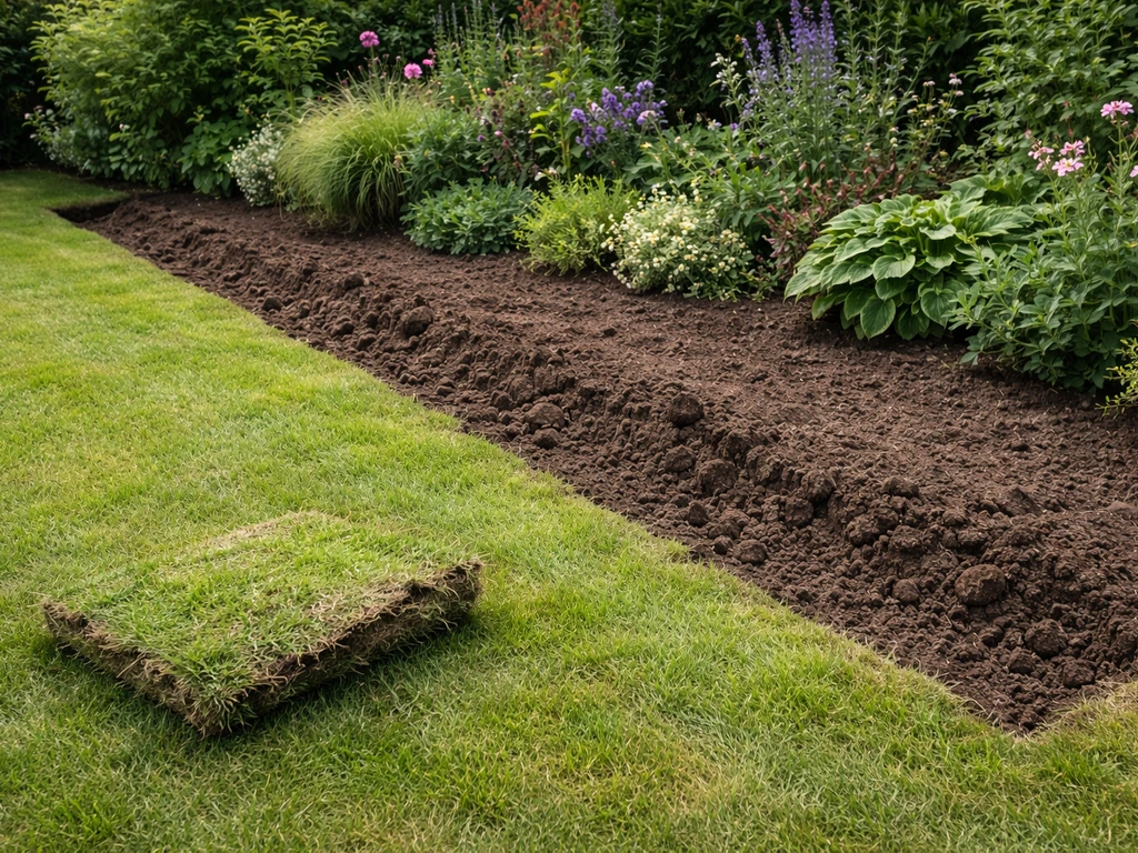 gras uit border verwijderen