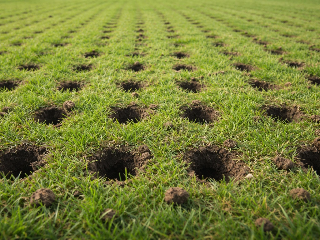 Gras gaten prikken: stappenplan voor beluchten en herstel