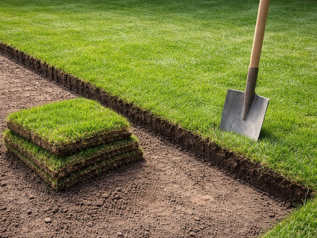 Gras afsteken met schop: stappenplan voor een strak gazon